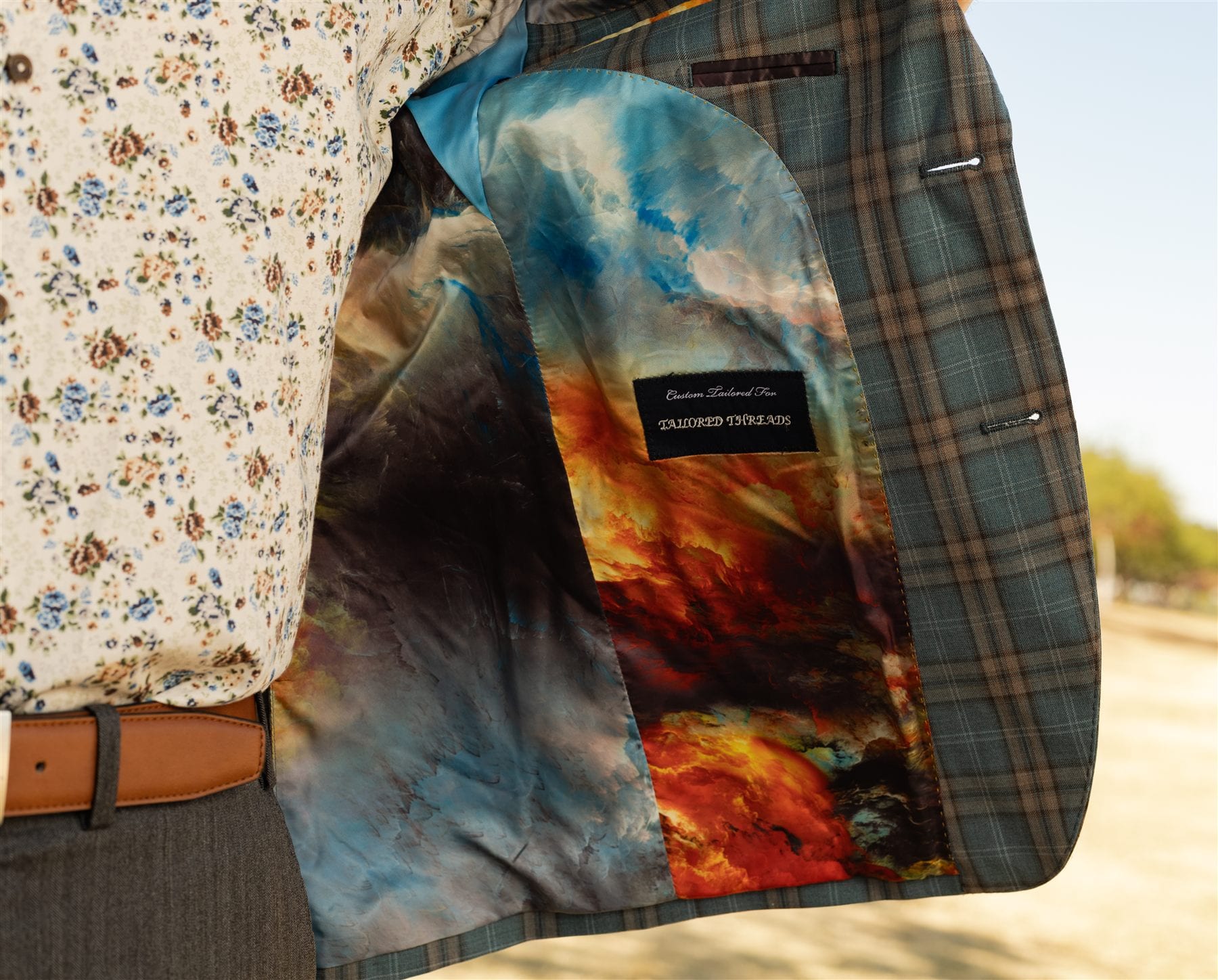 Custom dress shirt and sport coat details by Tailored Threads in Arizona, photo 016