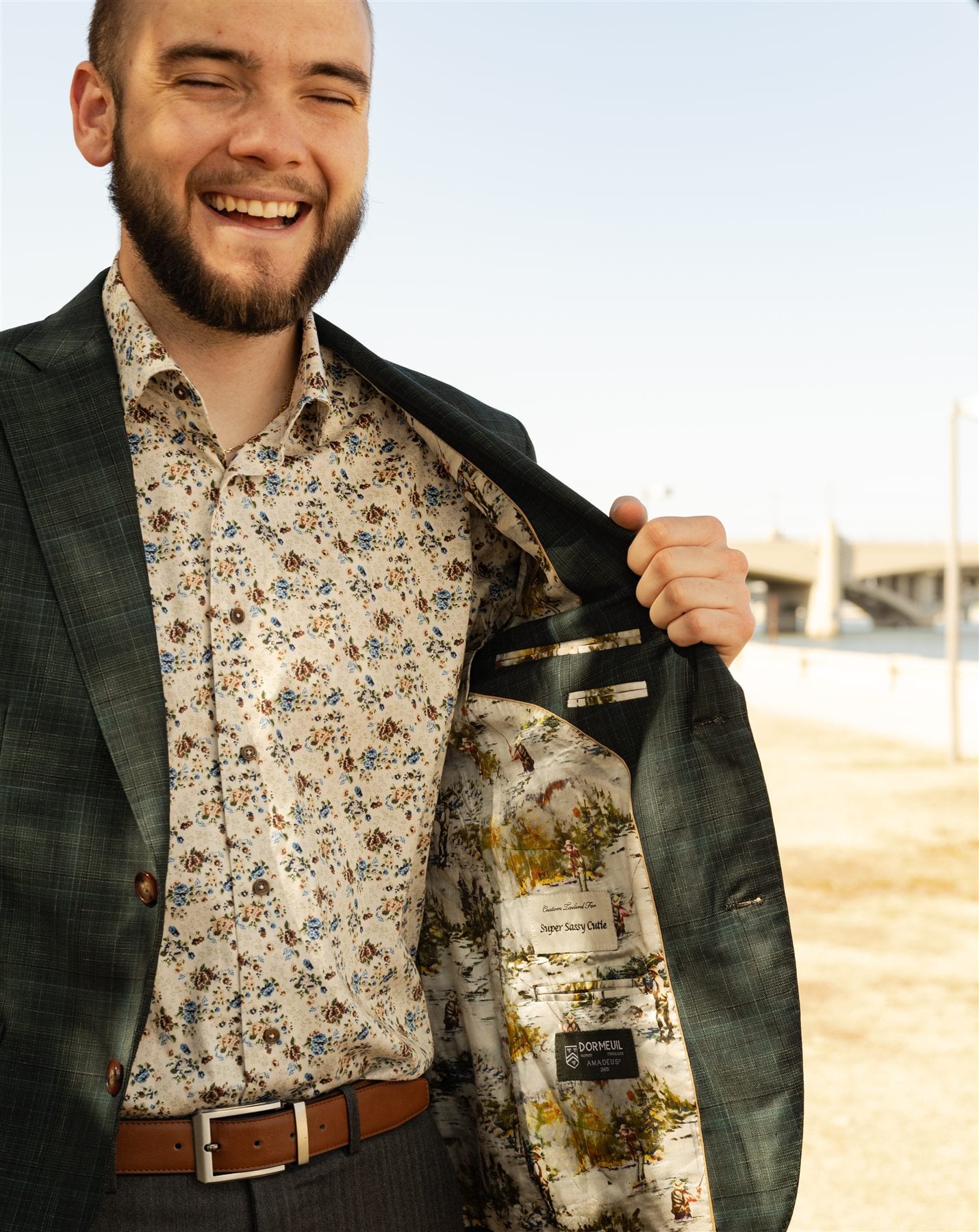 Custom dress shirt and sport coat details by Tailored Threads in Arizona, photo 027